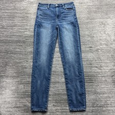 American Eagle Jeans Size 4 Womens Super Hi Rise Jegging Blue Denim