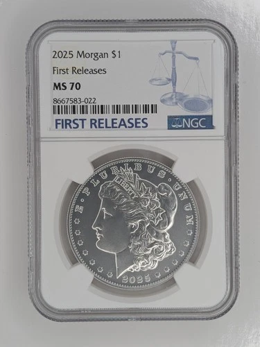 2025 BU MORGAN SILVER DOLLAR: NGC MS70 first releases