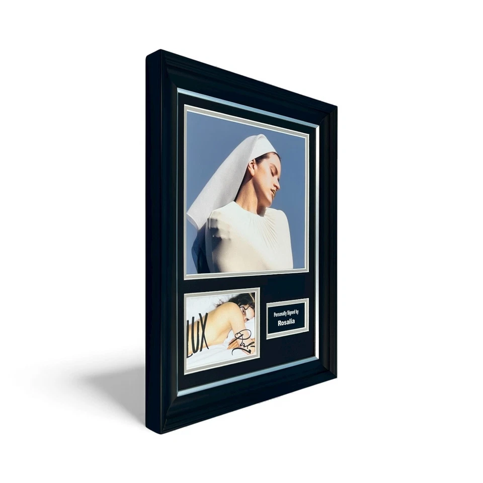 Rosalia SIGNED Luxury Wooden Framed LUX Photo Display & COA Autograph - Image 2 of 4