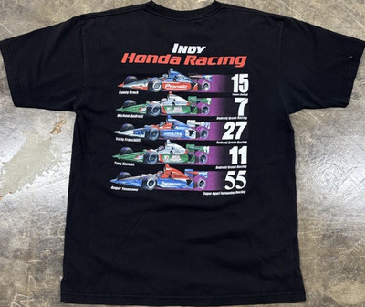 VTG Honda Racing Team Rahal Andretti Green Super Aguri IndyCar Black Shirt