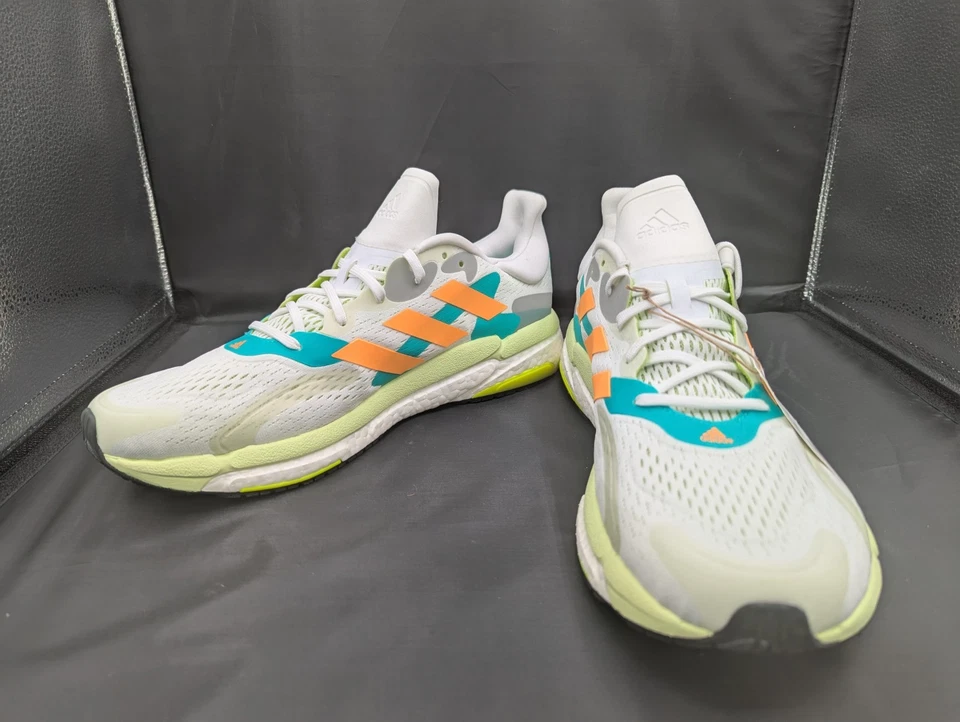 Adidas Solarboost 4 Flash Orange/Mint Rush White Mens Shoes Sz 13 Miami Dolphins - Image 2 of 4
