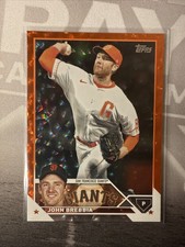 2023 Topps Update Series Orange Crackle #US157 John Brebbia /299