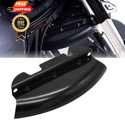 AUFER Black Lower Triple Tree Wind Deflector Compatible with for Harley 