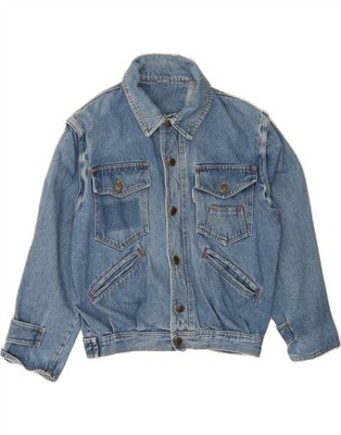 CASUCCI Womens Denim Jacket UK 16 Large Blue AU10