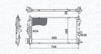 Magneti Marelli KüHler, MotorküHlung U.A. FüR Chevrolet, Opel, Vauxhall