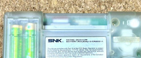 SNK Neo Geo Pocket Clear Console Tested Used Good Condition With Soft 1999 Japan