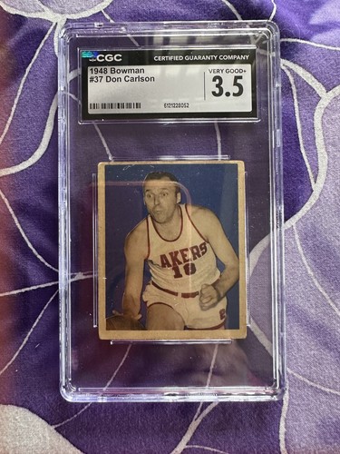 Don Carlson #37 1948 Bowman card