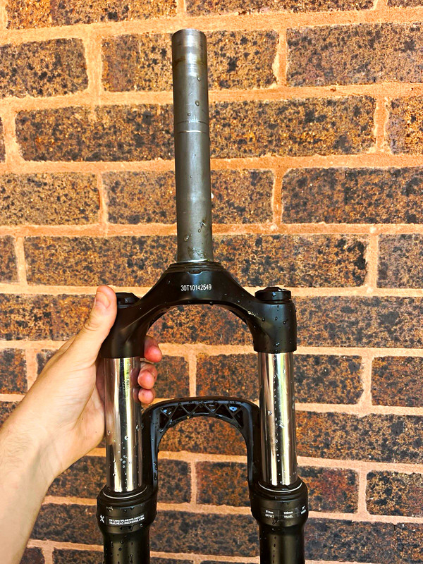 RockShox Pike 29in Suspension Fork 100mm Travel Lockout Tapered Steerer Black