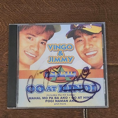 The April Boys Vingo & Jimmy Oo At Hindi Music CD Case AUTOGRAPH (NO CD)