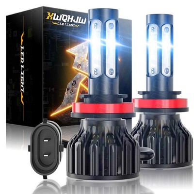 Combo H11 H9 LED Headlight Bulbs High and Low Beam for Nissan Maxima 2016-2018