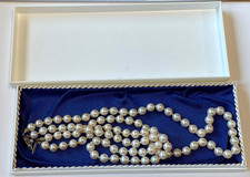 ⭐⭐⭐Vintage Halskette Perlen weiß, 585er Verschluss, 54 Gramm, s.Text bitte