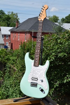 2001 Fender Tom Delonge Stratocaster  Seafoam Surf Green MIM - Modified