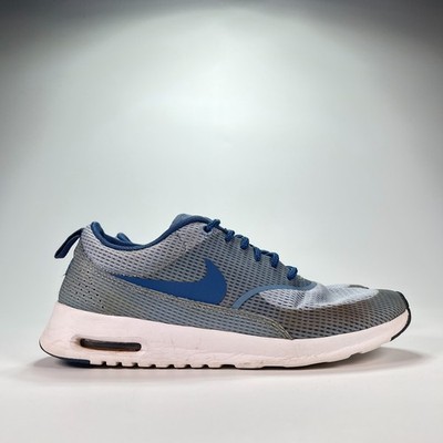 Nike Air Max Thea Gray Blue Low Cut Training Shoes 819639-400 Women's Size 7.5