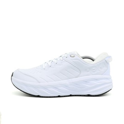 Hoka One Herren Bondi SR Sportschuh Weiß Synthetik Rutschfest Sneaker EU 46 