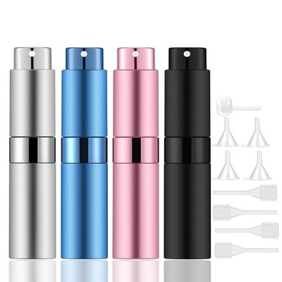 8ml Portable Mini Perfume Atomizer(4 PCS)，Refillable Empty Small Spray Bottle...