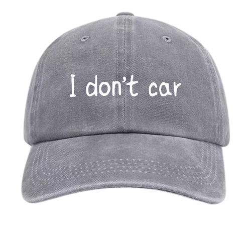  I don't car Dad Mütze Intentional Typo Grafik Unisex Vintage Washed Snapback - Bild 13 von 17