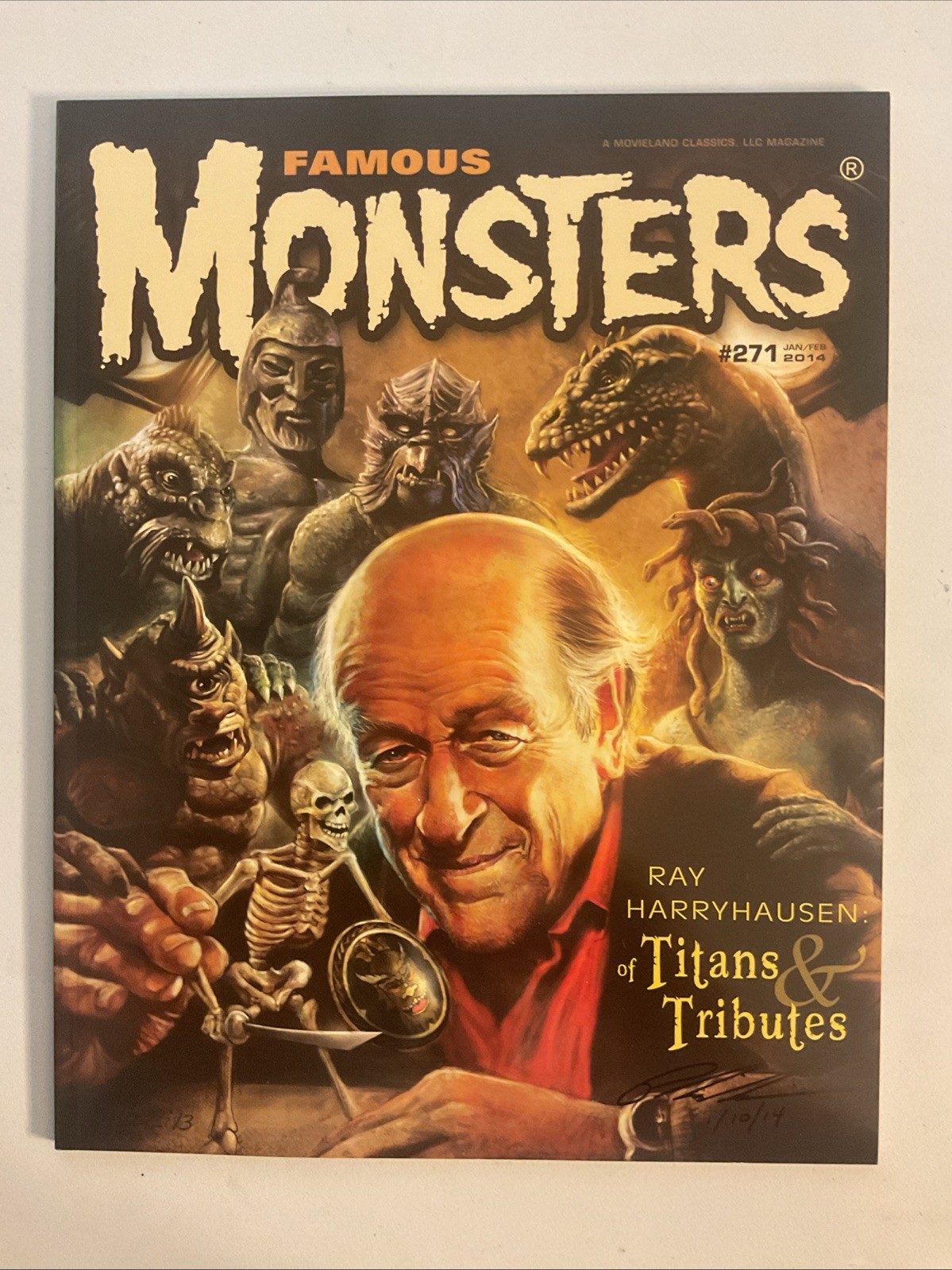 Famous Monsters of Filmland #271 Jan/Feb 2014 Ray Harryhausen of Titans Tributes