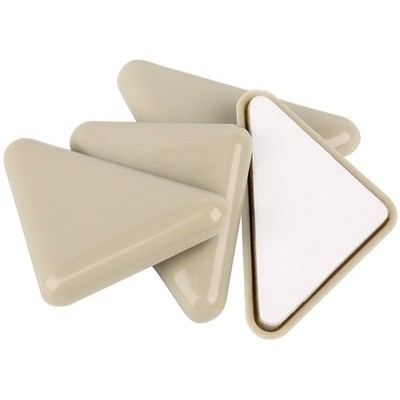 Super Sliders 4700695N Self-Stick Furniture for Carpeted Surfaces - 2'' - Tria...