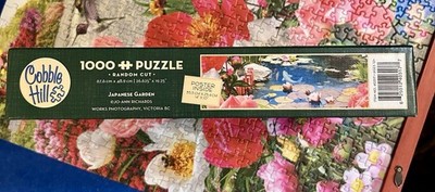 Japanese Garden 1000 pc Jigsaw Puzzle Cobble Hill Complete with