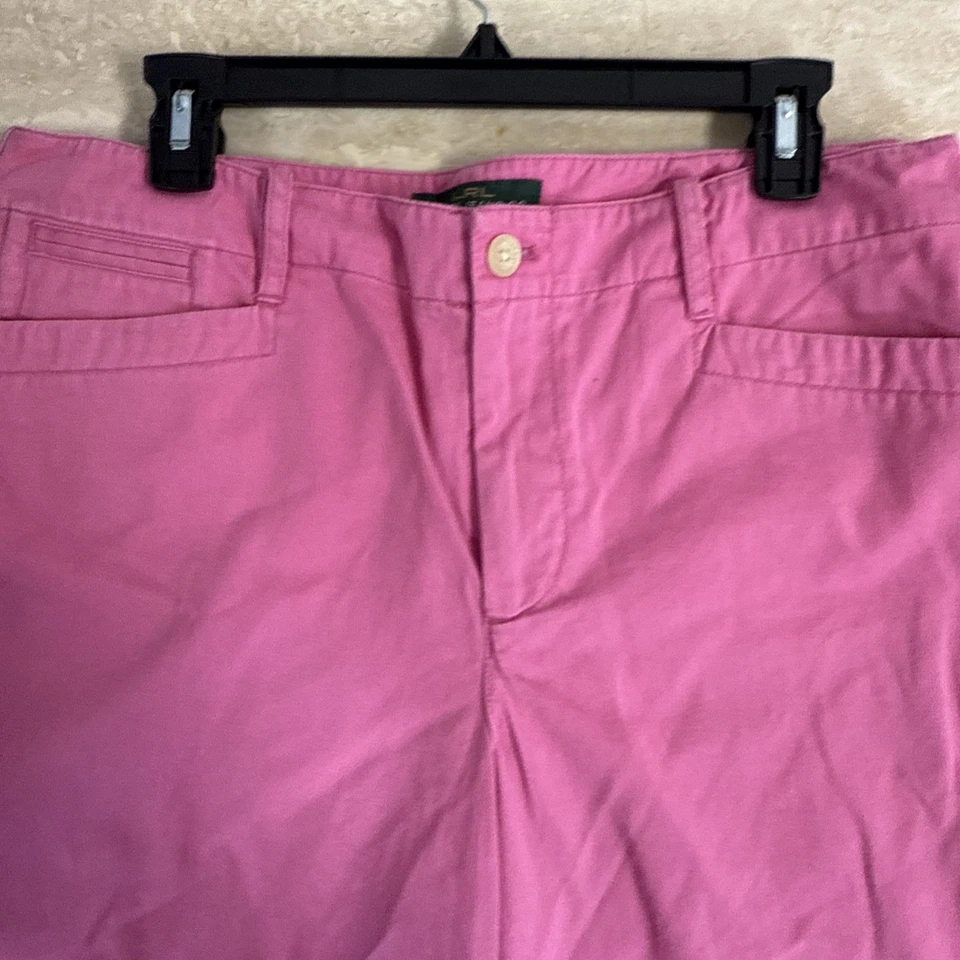 Bermudas informales Ralph Lauren para mujer talla 14 rosa talla 14