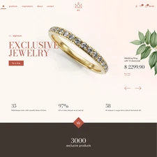Jewellery Websites Design for Sale with Free VPS Web Hosting