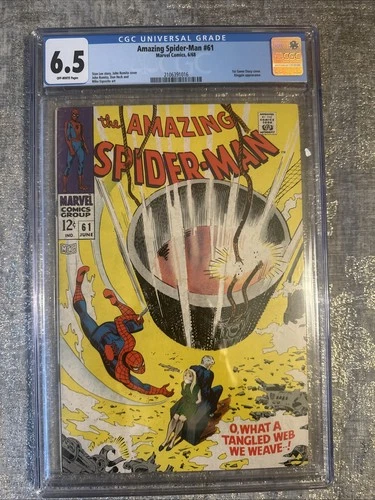 Amazing Spider-Man #61 CGC 6.5 Fine+ (1968)Marvel  1st Cover of Gwen Stacy - Key