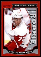 2015-16 UPPER DECK O-PEE-CHEE UPDATE RED BORDER RARE ROOKIE ANDREAS ATHANASIOU