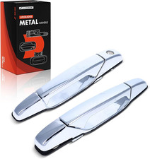 Chrome Front Exterior Door Handle Pair for Chevy GMC Silverado Sierra Tahoe