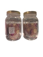 Bormioli Rocco Quattro Stagioni Glass Set of 2 Canning Jars  1L / 33.75oz - NWT