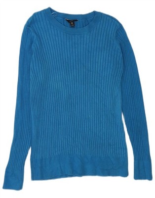 M&Co Damenpullover Pullover mit U-Boot-Ausschnitt UK 10 Small blau DV08