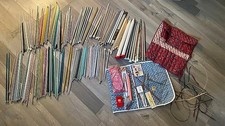 HUGE MIXED LOT OF KNITTING NEEDLES ALL SIZES BRANDS