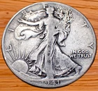 1941 Walking Liberty Half Dollar (G) 90% Silver