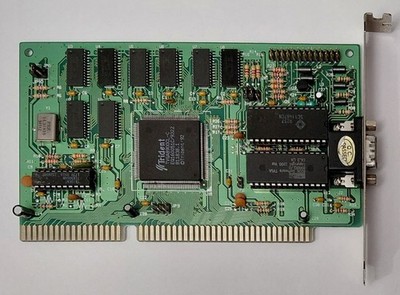 Trident TVGA8900CL-C ISA Grafikkarte (1MB, retro, 1994)