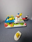 Vintage Fisher Price Houseboat #985 1972 Complete With Life Preservers