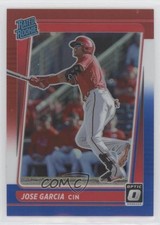 2021 Donruss Optic Rated Rookie Red White & Blue Prizm /199 Jose Garcia #89 0s1o
