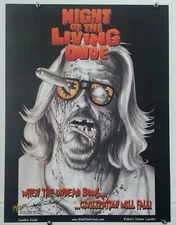 Big Lebowski Zombie Dude 17x24 Rolled Poster #19/200 Signed By Artist - Preowned