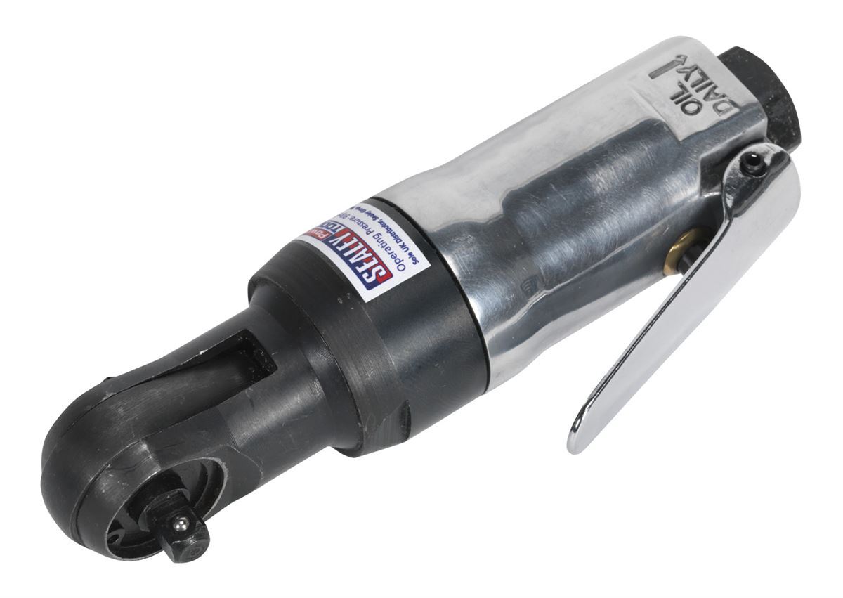 Sealey Aria Chiave a Cricchetto 1cmSq Drive Super Stubby SA231