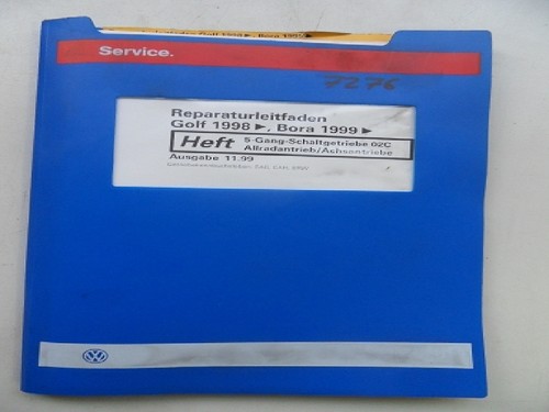 Werkstattbuch Reparaturleitfaden VW Golf, Bora 5-Gang-Schaltgetriebe #7276