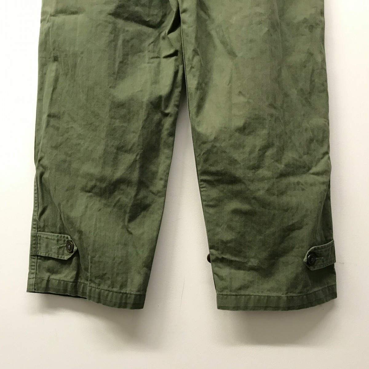 US Army Women's Utility Slacks, HBT OD Fatigue Pants LARGE