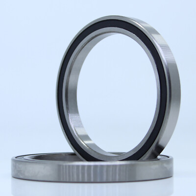 2Pcs 6816-2RS Bearing 80x100x10 mm Thin Section 6816RS Ball Bearings 6816 ABEC-1