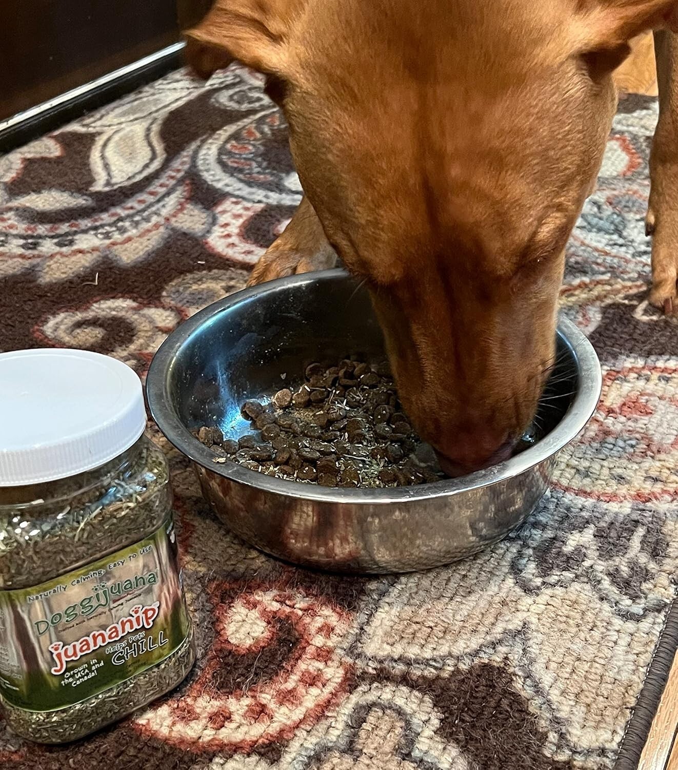 Doggijuana 3.67oz (104g) Organic Catnip for Dogs, Calming Dog Treats, Relaxing