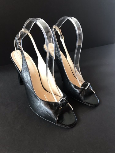 Banana Republic Leather Peep Toe Sling Back Sandals US9.5