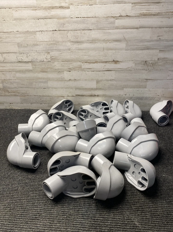 "Lote de 20 tapas de entrada de servicio Cantex 5133695 PVC 1-1/2""" Foto 2 de 4