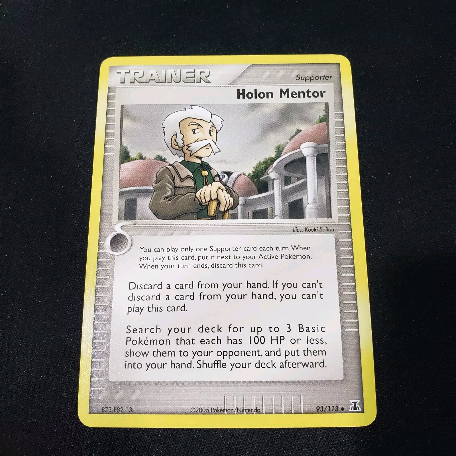 2005 Pokemon - HOLON MENTOR 93/113 -  EX Delta Species - Uncommon - Trainer - NM