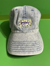 Rugrats Nickelodeon Acid Wash Denim Jean Baseball Vintage Hat Cap