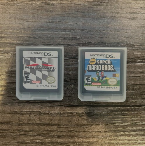 2x Mario Kart + Super Mario Bros (Nintendo DS, 2005/2006) for 3DS/DSI/NDS/NDSi