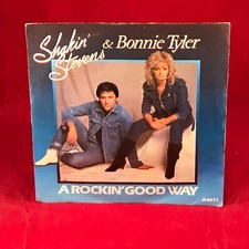 BONNIE TYLER & SHAKIN' STEVENS A Rockin' Good Way 1983 UK 7