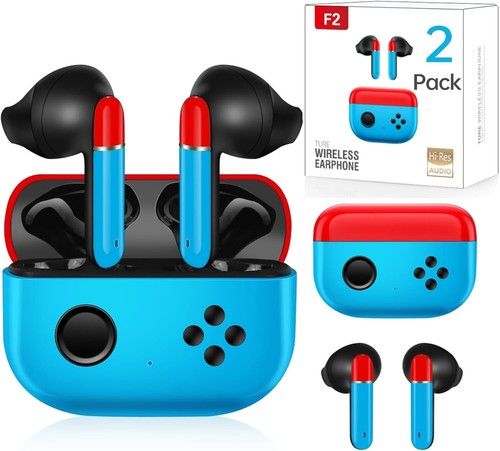 Kids Wireless Earbuds,Kids Earbuds Bluetooth 5.3 Touch Control Wireless Earbuds - Photo 9 sur 19