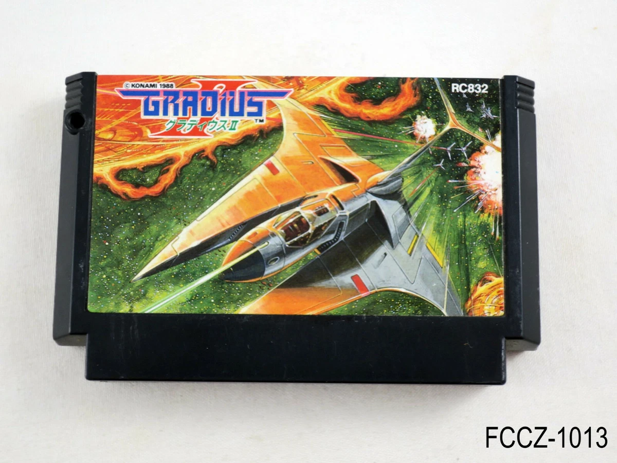 Gradius II 2 Famicom Japanese Import FC NES Japan Konami Shooter JP US Seller