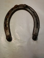 Diamond Vintage Horse Shoe Worn Rusty Western Lucky Welding 5.5" W x 6  H